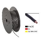 Cable alimentation FLY 4.0mm2 noir bobine 100 m