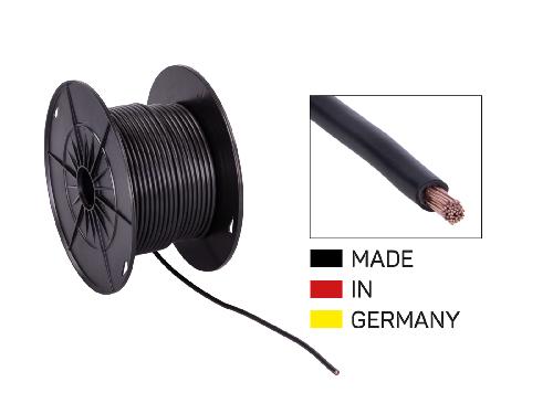 Cables Alimentation Cable alimentation FLY 4.0mm2 noir en rouleau de 50 m