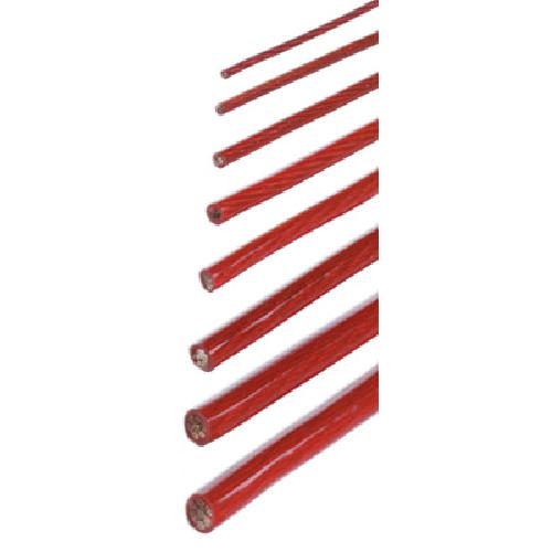 Cable Alimentation Rouge CCA - 5mm2 - 1m