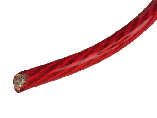 Cable Alimentation Rouge OFC - 2.5mm2 - 120m