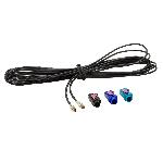 Cable Antenne Fakra A-C-Z male vers SMB femelle 5m