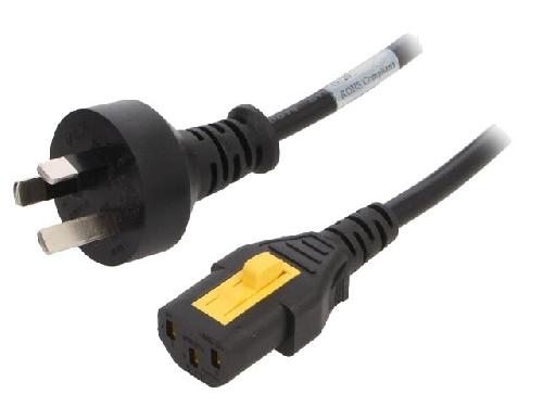 Cable D'alimentation Cable AS3112 mal vers C13 femelle 2m avec blocage