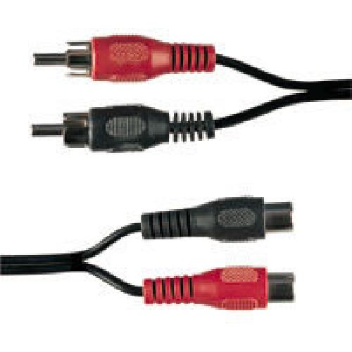 Cable audio 2 x RCA Male / 2 x RCA Femelle