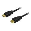 Cable Audio Video Cable HDMI 1.4 MM 1m Noir High Speed + Ethernet