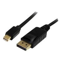 Cable Audio Video Câble Mini DisplayPort vers DisplayPort 1.2 de 2 m - Cordon Mini DP vers DP 4K - M/M - MDP2DPMM2M