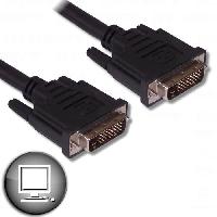 Cable Audio Video Cordon DVI-D Dual Link male - male 2m