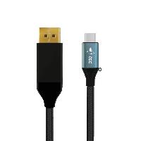 Cable Audio Video i-tec - USB-C a DisplayPort Câble 4K/60Hz