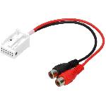 Cable Autoradio Adaptateur RCA compatible avec BMW 5 7 X5 Z3 Z4 Mini Cooper changeur CD usine