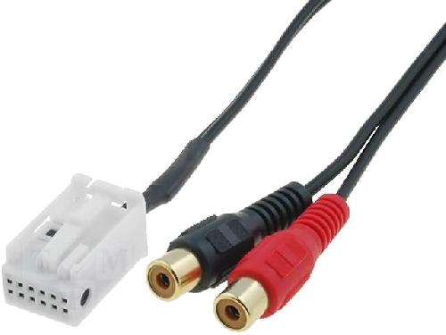 Modules Aux Autoradio Cable Autoradio Adaptateur RCA compatible avec BMW Serie 3 E90 ap05