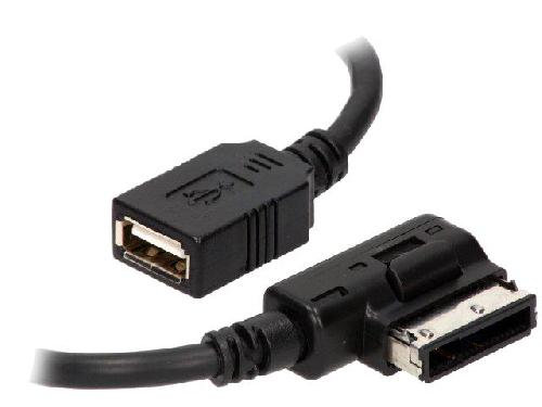 Adaptateur Aux Autoradio Cable Autoradio Adaptateur USB compatible avec Mercedes
