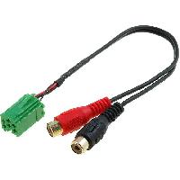 Cable Autoradio Aux AUXRE01 - ADNAUTO - vers RCA compatible avec autoradio origine Renault Mini-ISO 6 broches Cable Autoradio Aux AUXRE01 - ADNAUTO - vers RCA compatible avec autoradio origine Renault Mini-ISO 6 broches