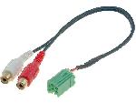 Modules Aux Autoradio Cable Autoradio AUX AUXRN01 - ADNAuto- vers RCA compatible avec autoradio origine Renault Mini-ISO 6 broches