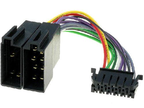 Cable Specifique Autoradio ISO Cable Autoradio JVC 11PIN Vers ISO