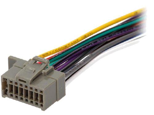 Cable Specifique Autoradio ISO Cable Autoradio Panasonic 16PIN Fils nus - connecteur noir