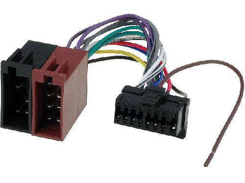 Cable Specifique Autoradio ISO Cable Autoradio Panasonic 16PIN Vers ISO- connecteur marron 2