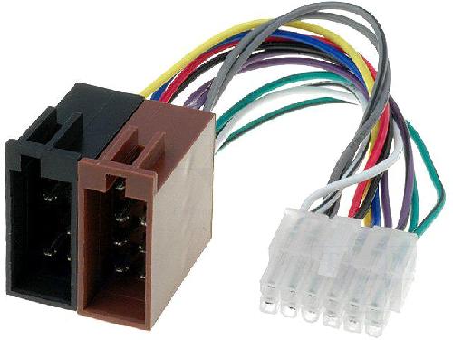 Cable Specifique Autoradio ISO Cable Autoradio PI03 Pioneer 12PIN Vers Iso- connecteur blanc 1