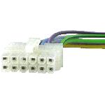 Cable Autoradio Pioneer 12PIN Fils nus - connecteur blanc Cable Autoradio Pioneer 12PIN Fils nus - connecteur blanc