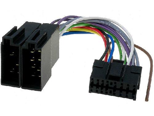 Cable Specifique Autoradio ISO Cable Autoradio Pioneer 16PIN Vers Iso noir 1