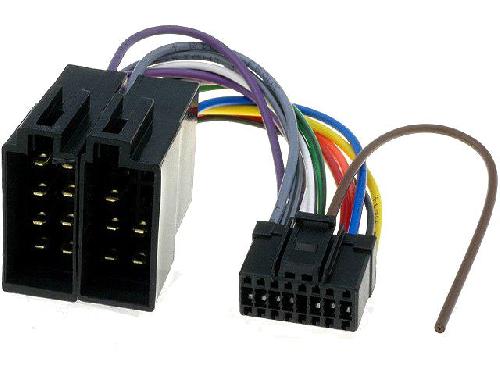 Cable Specifique Autoradio ISO Cable Autoradio Pioneer 16PIN Vers Iso noir 2