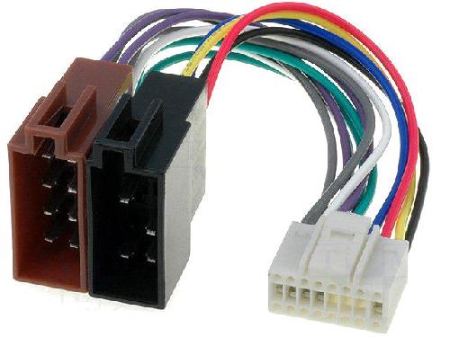 Cable Specifique Autoradio ISO Cable Autoradio Sanyo 16PIN Vers ISO