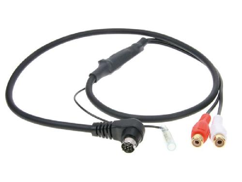 Adaptateur Aux Autoradio Cable AUX - 2xRCA Entree AUX RNS-MFD1 4-3 compatible avec VW Seat Skoda