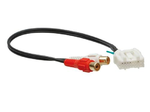 Adaptateur Aux Autoradio Cable auxiliaire compatible avec autoradio origine Mazda avec bouton media