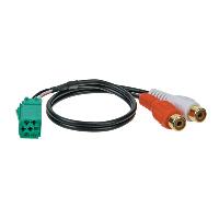 Cable auxiliaire compatible avec autoradio origine Renault Mini-ISO 6 broches Cable auxiliaire compatible avec autoradio origine Renault Mini-ISO 6 broches