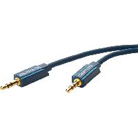 Cable Bleu Jack 3.5mm dore 1.5m