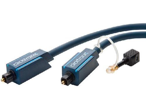Fibres Optiques Cable bleu Toslink 15m