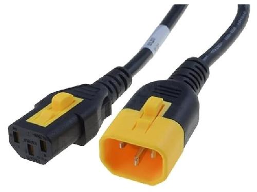 Cable D'alimentation Cable C13 femelle vers C14 mal 1.2m avec blocage