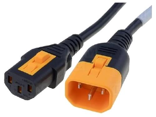 Cable D'alimentation Cable C13 femelle vers C14 mal 1.5m avec blocage