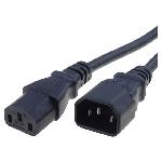 Cable C13 femelle vers C14 mal 1m