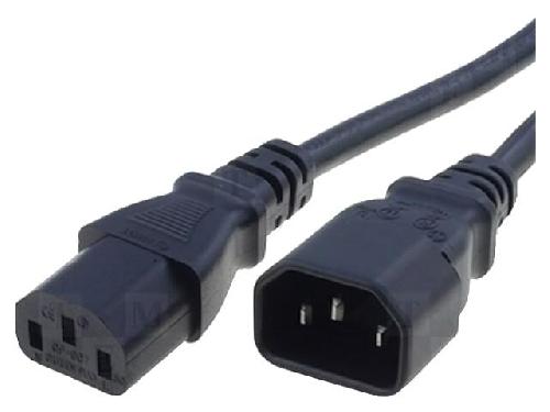 Cable D'alimentation Cable C13 femelle vers C14 mal 1m