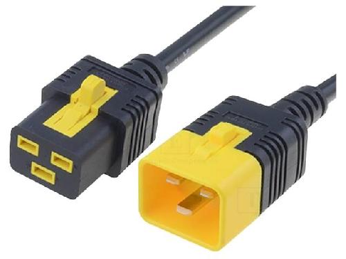 Cable D'alimentation Cable C19 femelle vers C20 mal 2m avec blocage