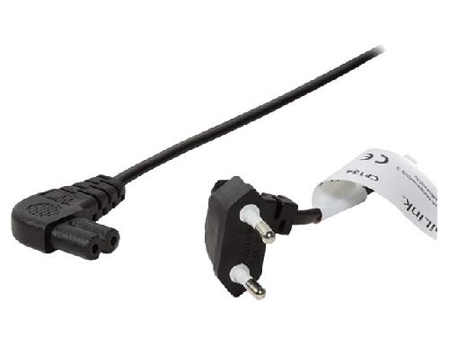 Cable D'alimentation Cable- CEE 7-16 -C- prise angulaire.IEC C7 femelle angulaire