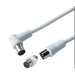 Cable - Connectique Tv - Video - Son Cable coaxial antenne - 5m