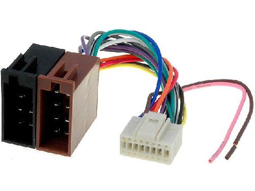 Cable Specifique Autoradio ISO Cable compatible avec Autoradio Alpine 16PIN Vers ISO 2