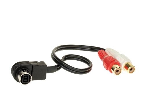 Adaptateur Aux Autoradio Cable compatible avec Autoradio Alpine Adaptateur RCA