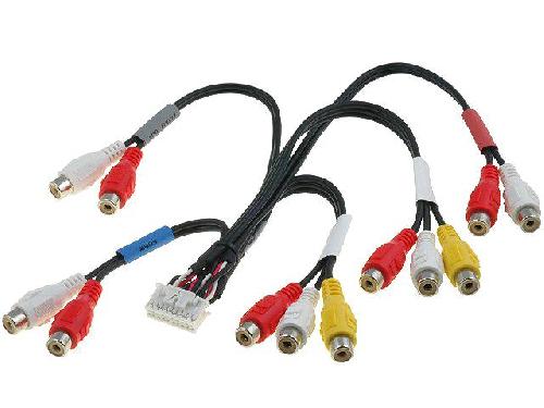 Adaptateur Aux Autoradio Cable compatible avec Autoradio Alpine RCA - IVA-D106