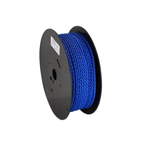 Cable installation haut-parleurs Roger Cable compatible avec enceinte torsade 2x2.50mm2 Bleu noir 100m
