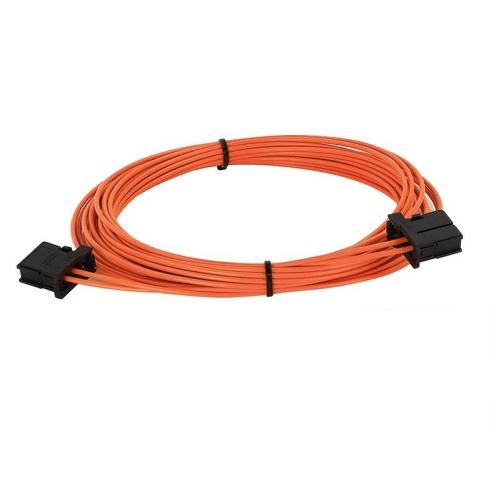 Adaptateur Aux Autoradio Cable compatible avec fibre optique most 5m