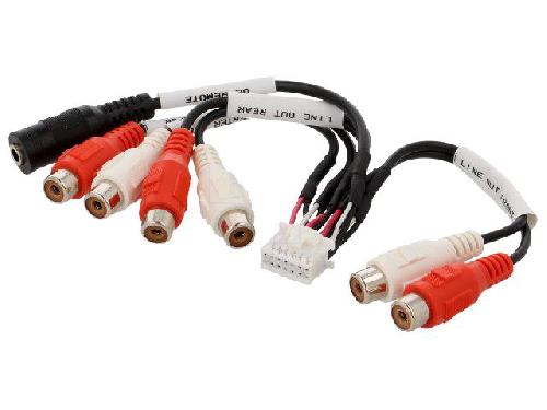 Adaptateur Aux Autoradio Cable Connection AUX compatible avec autoradio JVC - RCA