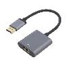 Cable - Connectique Pour Peripherique Adaptateur DisplayPort 1.2 HDCP 1.3 HDMI 2.0 DTS-HD-Dolby-True HD UHD 3D 4K 0.15m - Gris