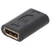 Cable - Connectique Pour Peripherique Adaptateur DisplayPort 1.4 femelle des deux cotes HDCP 2.2 - Noir