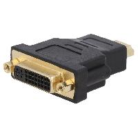 Cable - Connectique Pour Peripherique Adaptateur DVI-D-18+1- femelle HDMI prise male - noir