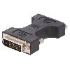 Cable - Connectique Pour Peripherique Adaptateur DVI-D -24-1- prise male DVI-I -24-5- femelle - noir