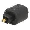 Cable - Connectique Pour Peripherique Adaptateur en fibre optique fiche femelle - Noir