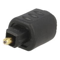 Cable - Connectique Pour Peripherique Adaptateur en fibre optique fiche femelle - Noir
