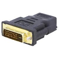 Cable - Connectique Pour Peripherique Adaptateur HDMI 1.4 femelle vers DVI-D male noir