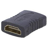 Cable - Connectique Pour Peripherique Adaptateur HDMI 1.4 femelle vers HDMI 1.4 Femelle noir Cable - Connectique Pour Peripherique Adaptateur HDMI 1.4 femelle vers HDMI 1.4 Femelle noir